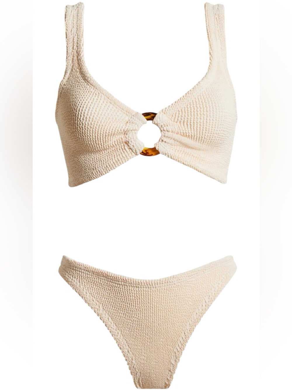 HUNZA G Julia O-Ring Two Piece Swimsuit